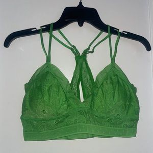Green Lace Bralette